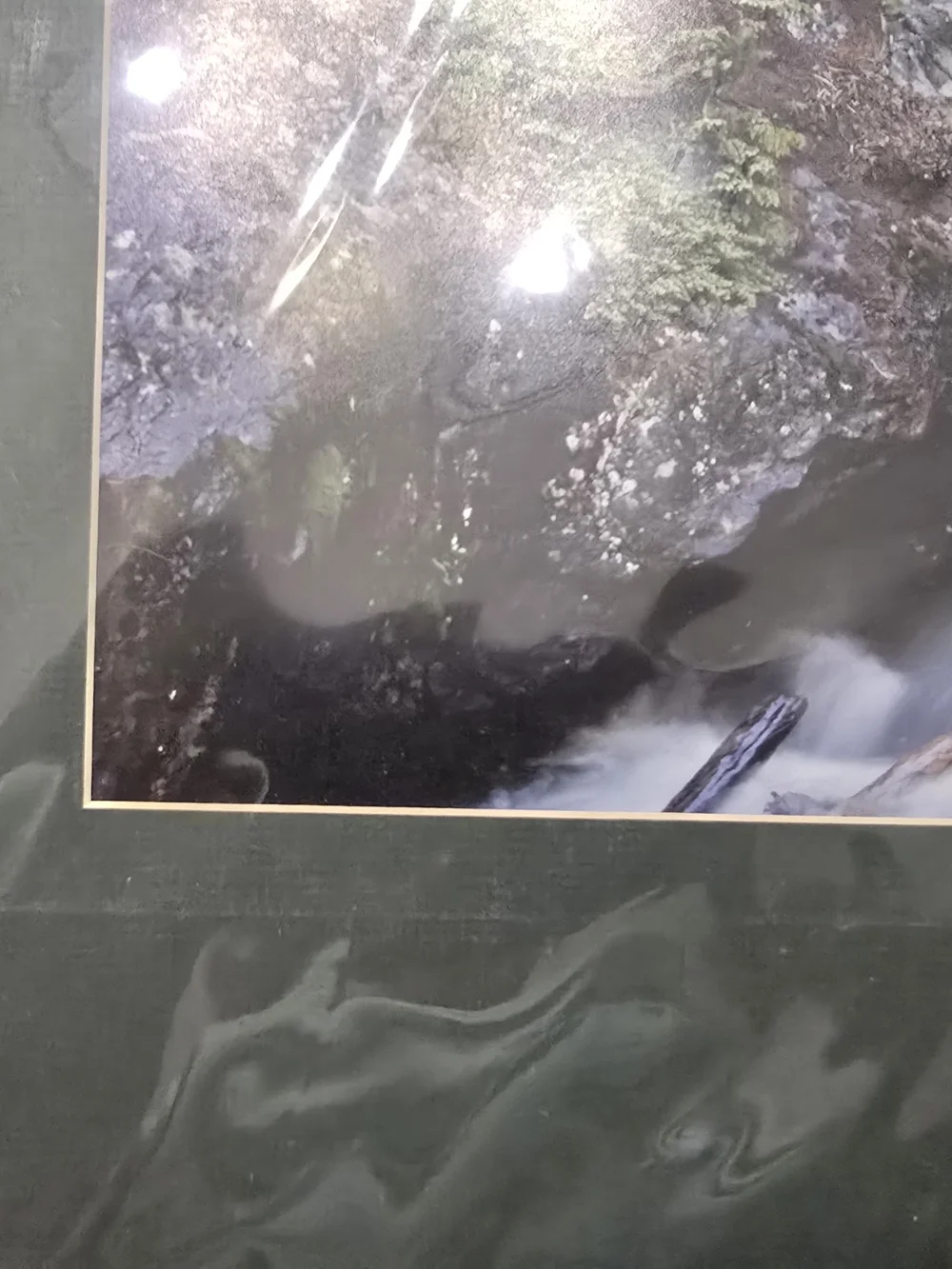 VTG Chasm Falls Rocky Mountain National Park Signed Photo Print Mike Murphy